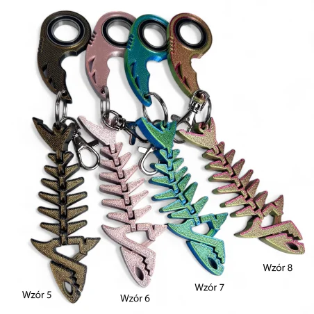Keyrambit PRO Shark TikTok NEW MODEL keychain with a FREE carabiner