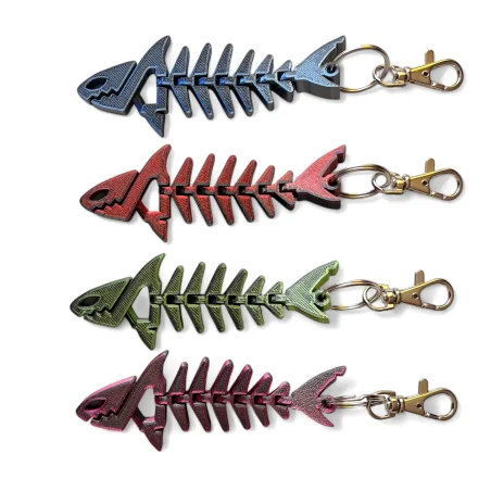 Keychain Shark TikTok NEW MODEL keyrambit FREE carabiner
