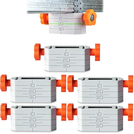5 x CRAYON HOLDER for leveling suspended ceiling SHORT GRIP CD60 ES profile