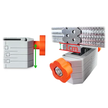 5 x CRAYON HOLDER for leveling suspended ceiling SHORT GRIP CD60 ES profile