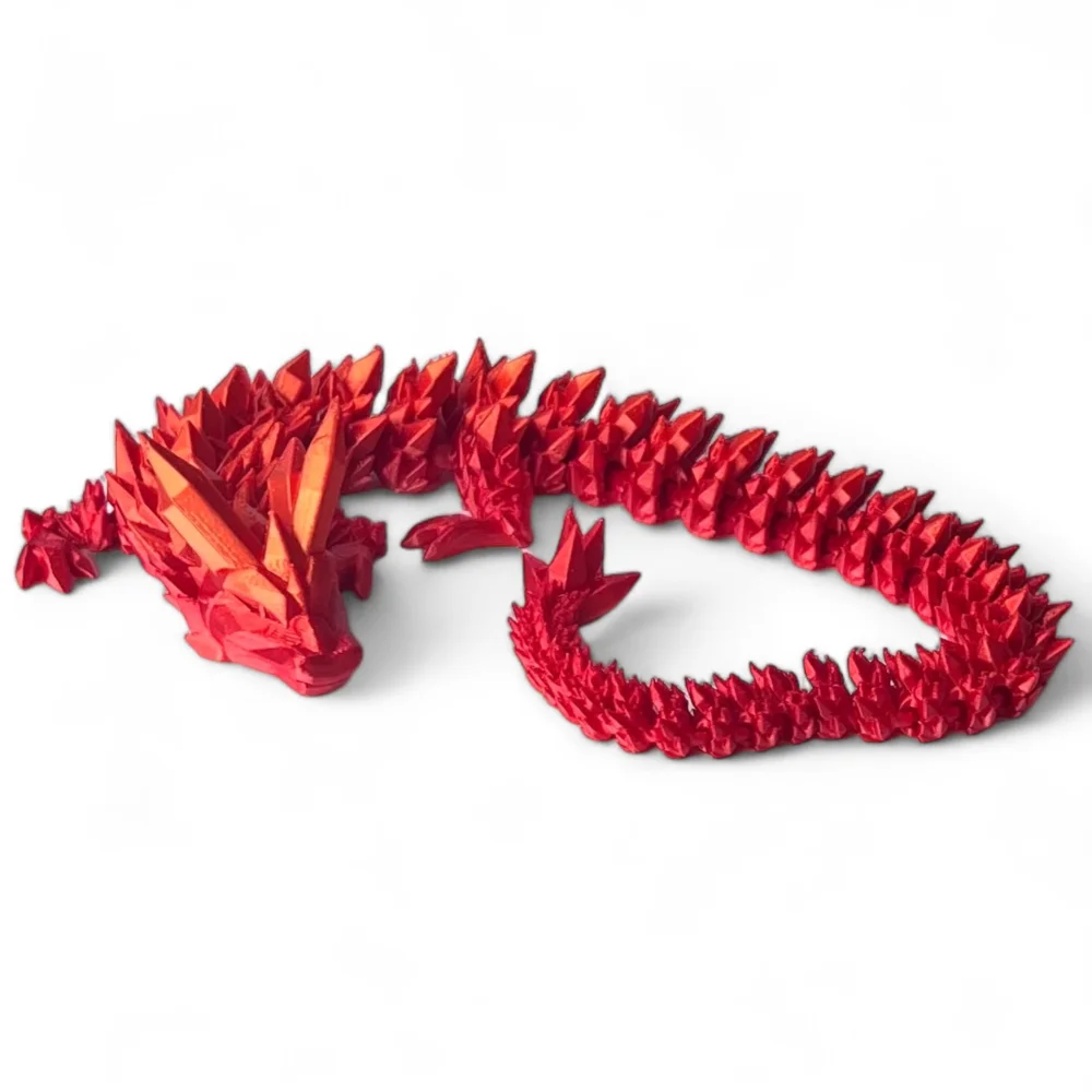 3D Dragon Figurine Crystal Dragon 42cm Room Decoration