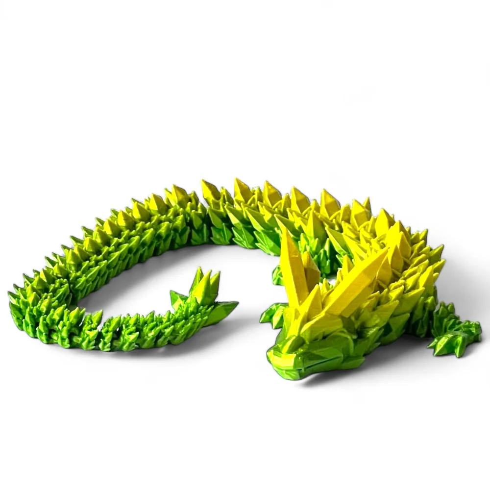 3D Dragon Figurine Crystal Dragon 42cm Room Decoration