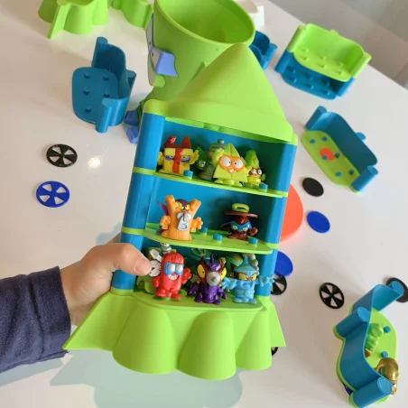 Rocket Shelf for Super Zings - Holds 13!