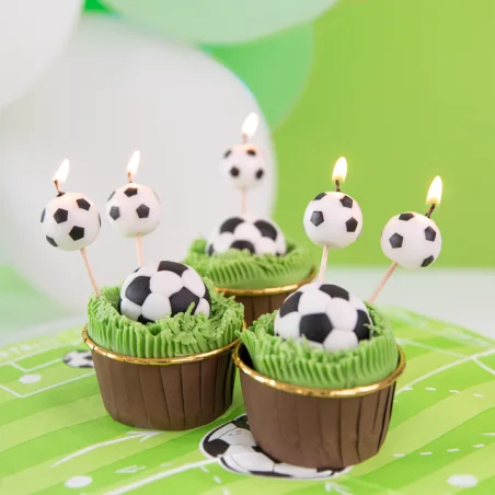 Birthday Candles Football 5 pcs. Candles for the Soccer Star Football