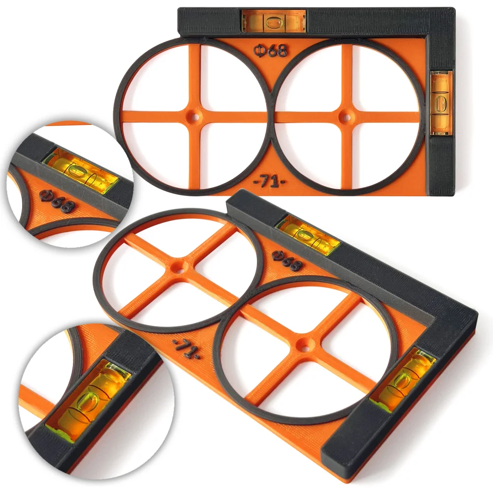 Template for Measuring Electrical Box Holes Socket Stencil 2o