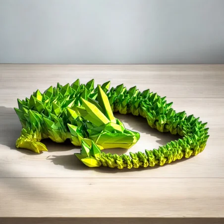 Smok 3D Dragon Figurka smoka Kryształowy smok 60cm Dekoracja pokoju