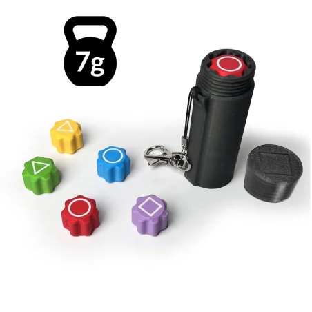 Squid Game Weighted Gonggi Dice with Kajawis Box