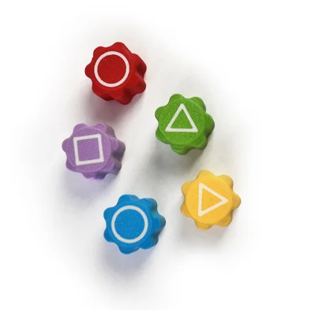 Squid Game Weighted Gonggi Dice with Kajawis Box