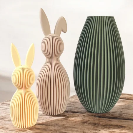 Decorative Figurine Rabbit 21.5cm Easter Bunny Hare Decorations