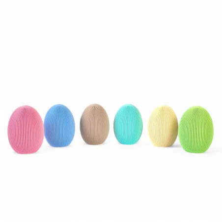 Set of 3 Decorative Egg Figures Easter Egg Holiday Decorations