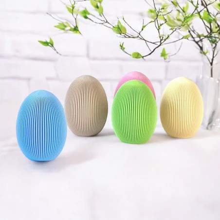 Set of 3 Decorative Egg Figures Easter Egg Holiday Decorations