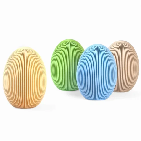 Set of 3 Decorative Egg Figures Easter Egg Holiday Decorations