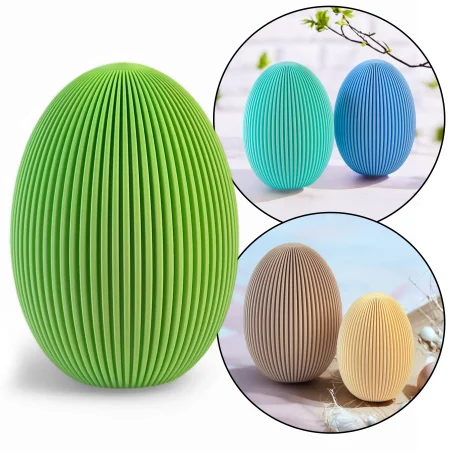 Set of 3 Decorative Egg Figures Easter Egg Holiday Decorations