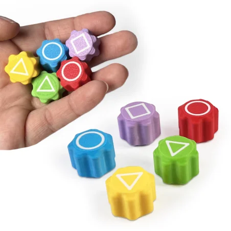 Squid Game Thanos Cross Spinning Top Stone Cube Gongs 3D Set