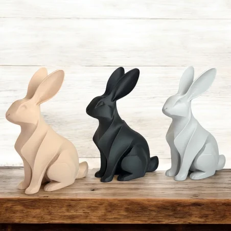 Decorative Figurine Bunny 15 cm - Easter Bunny Rabbit Home Decorations