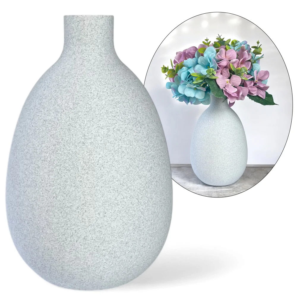 Wazon 22 cm gładki marmur