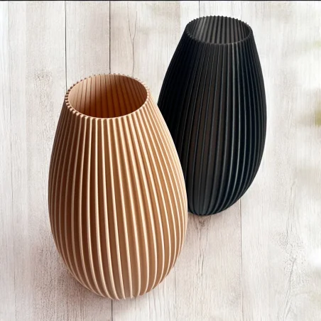 Unbreakable Scandinavian Modern 3D Vase for Artificial Flowers Kajawis