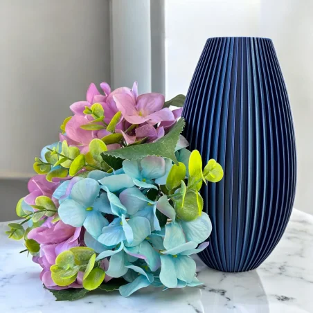 Unbreakable Scandinavian Modern 3D Vase for Artificial Flowers Kajawis