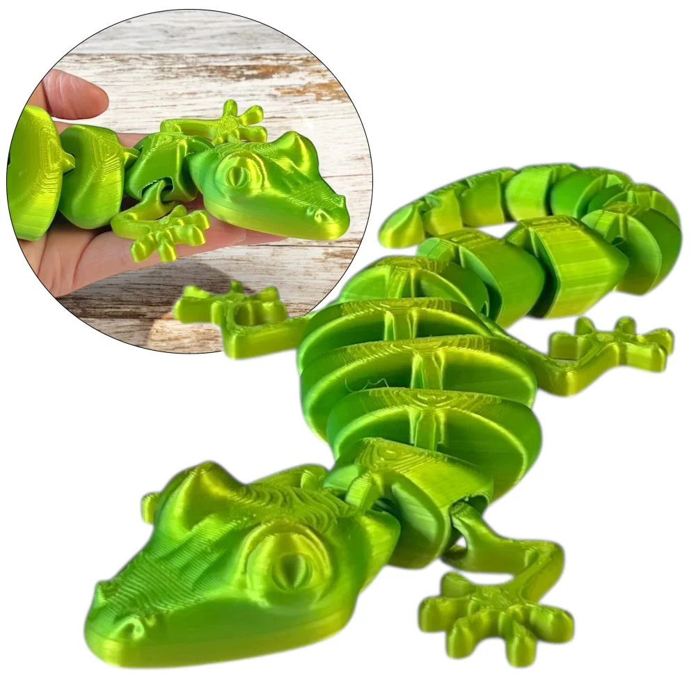 Figurka dekoracyjna jaszczurka 40cm 3D lizard