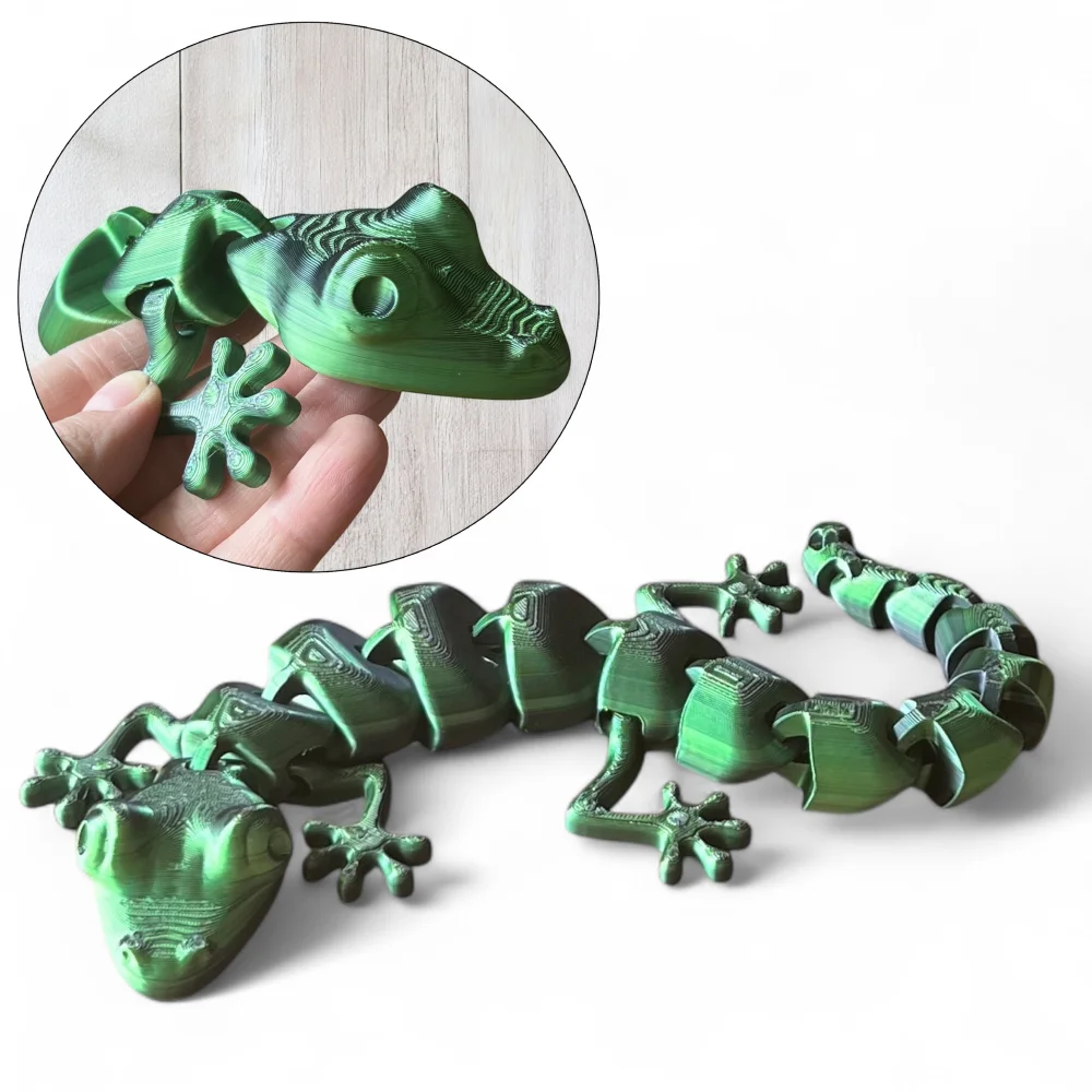 Figurka dekoracyjna jaszczurka 40cm 3D lizard