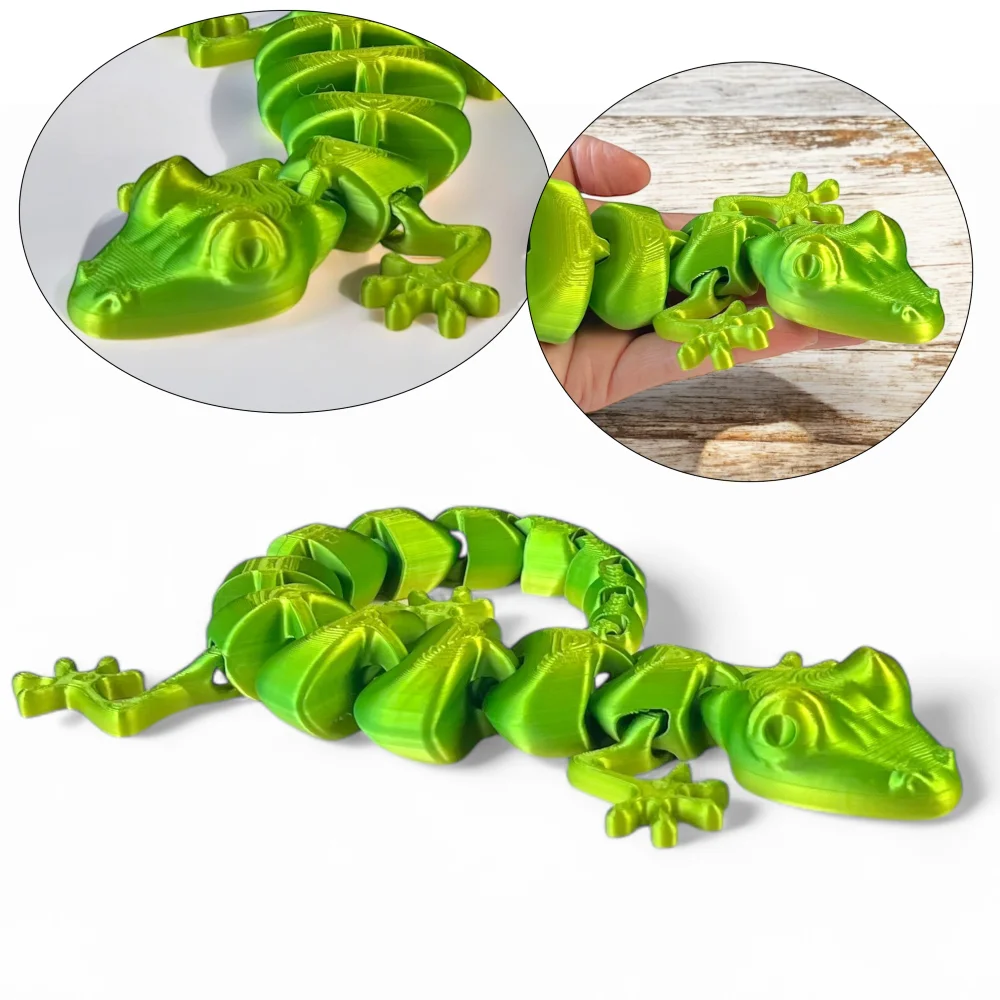 Decorative Figurine Lizard 29cm 3D Lizard