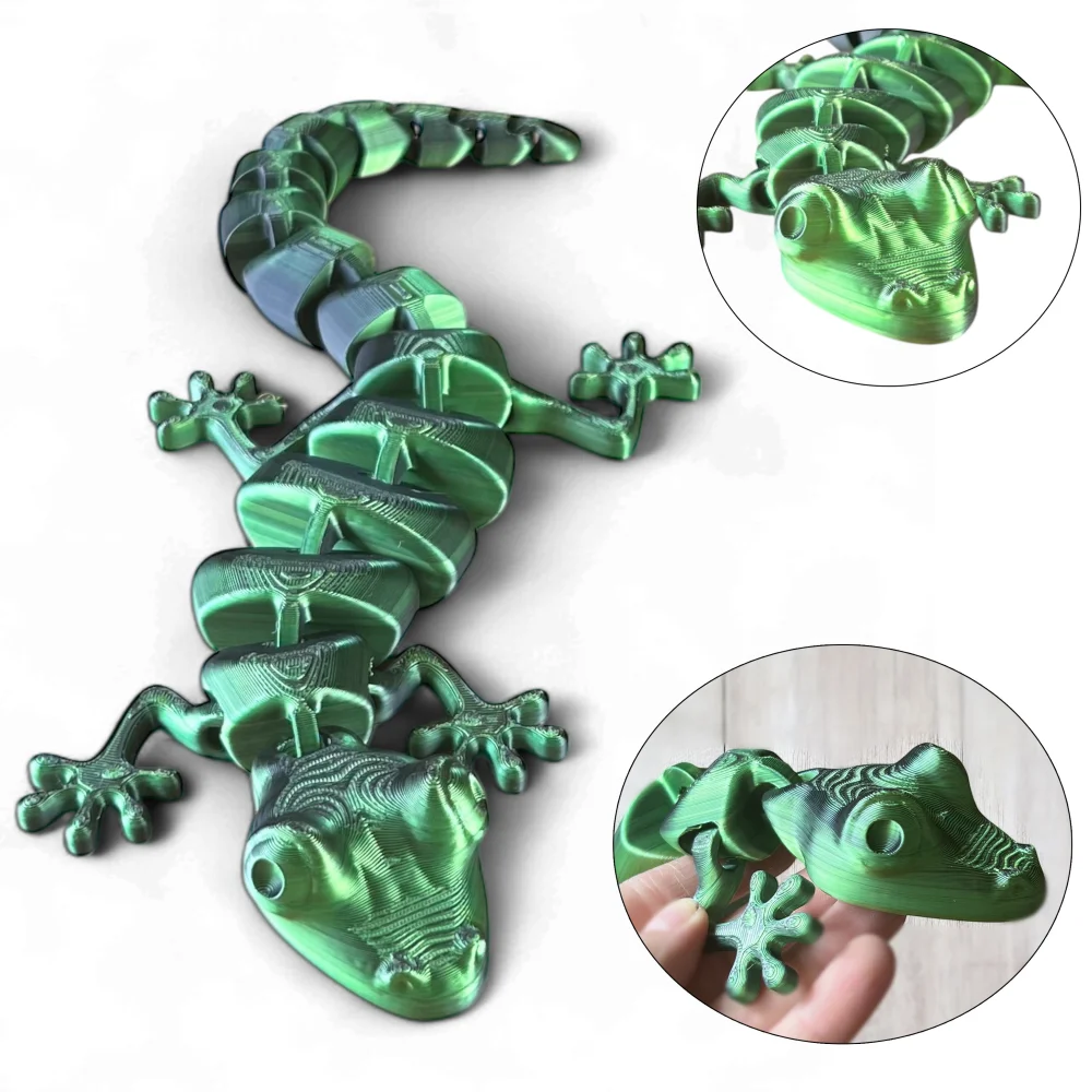Decorative Figurine Lizard 29cm 3D Lizard