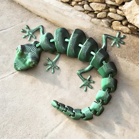 Figurka dekoracyjna jaszczurka 29cm 3D lizard