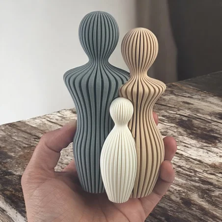 3D Family Figure