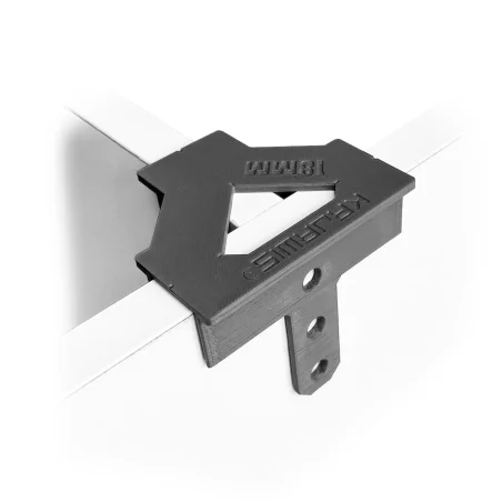 Woodworking Clamp "Third Hand" SET 4xL 2xT for 18 mm Mounting Plate - Angled