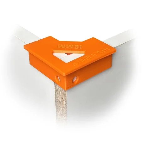 Uchwyt stolarski 4xL otwory BLUM do płyty montażowej 18mm kątowy 3 ręka