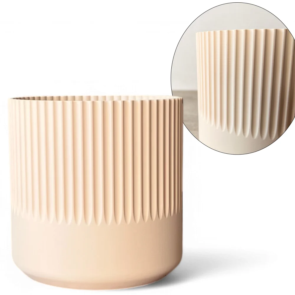 Doniczka nietłukąca beżowa 10cm