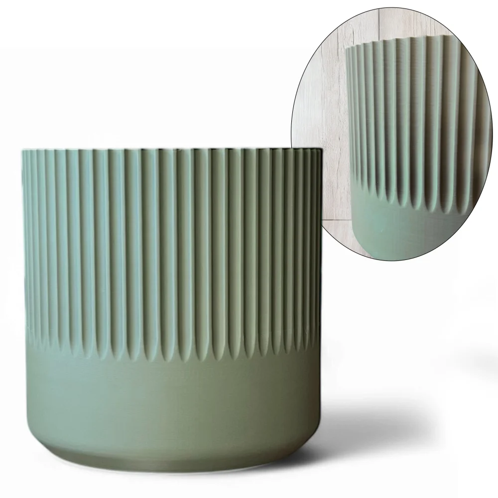 Unbreakable Olive Green Flower Pot 10cm