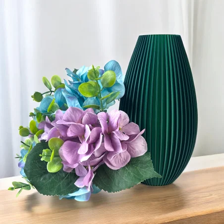 Shatterproof Scandinavian Modern 3D Vase for Artificial Flowers