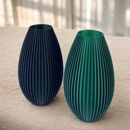 Shatterproof Scandinavian Modern 3D Vase for Artificial Flowers