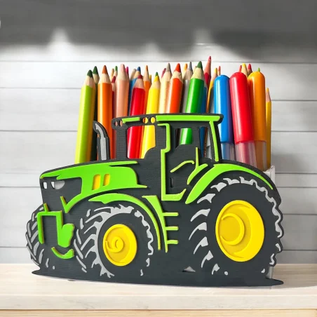 Organizer na biurko z motywem traktora