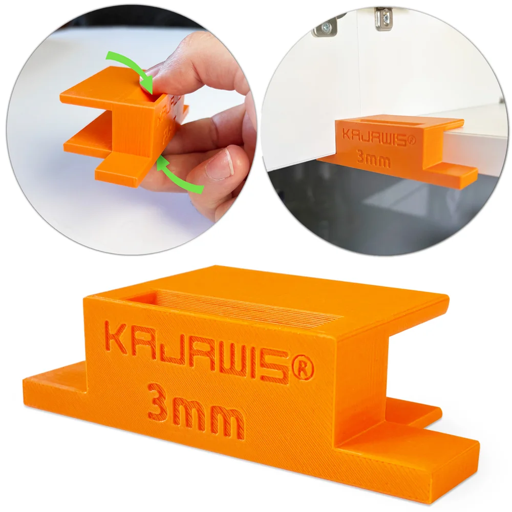 Template Holder for Mounting Furniture Fronts 3 mm