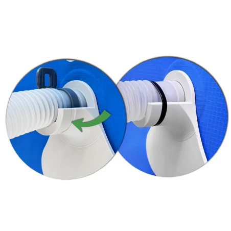 2x POOL PIPE SUPPORT HOLDER BRACKET FOR HOSE PIPE INTEX BESTWAY Ø 32 mm