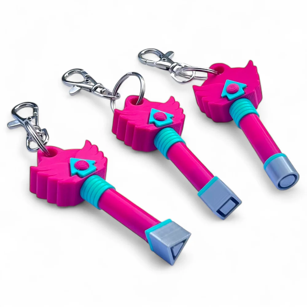3 pcs SQUID GAME KEYCHAIN with pendant key Hide&Seek | Triangle