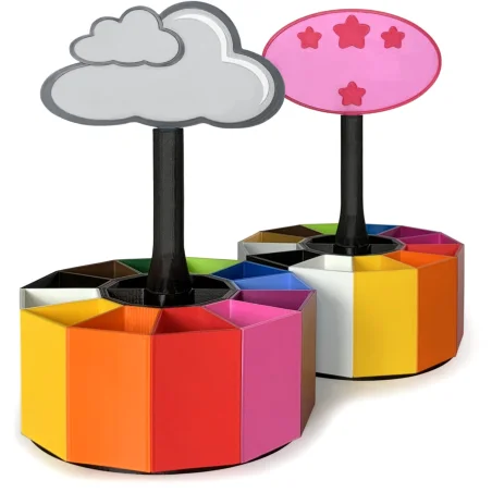 Rotating Crayon Holder Desk Organizer Rounder Classic