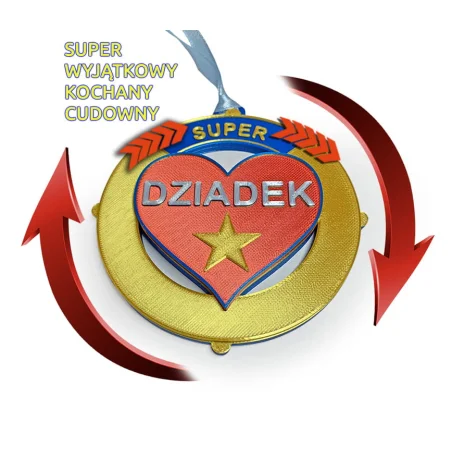 Rotating Medal/Magnet for Grandparents' Day