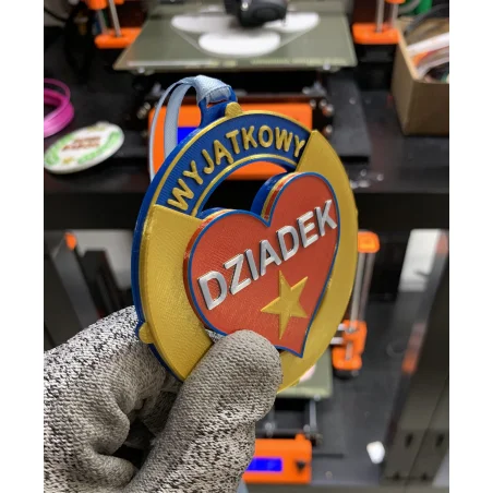 Medal/magnes obrotowy Dzień Babci Dziadka