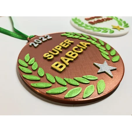 Medal/Magnet "Laurel" for Grandmother's Day