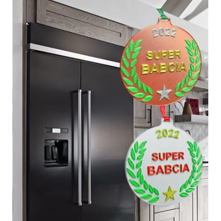 Medal/Magnet "Laurel" for Grandmother's Day