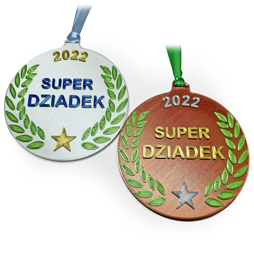 Medal/Magnet "Laurel for Grandfather's Day"