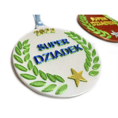Medal/Magnet "Laurel for Grandfather's Day"