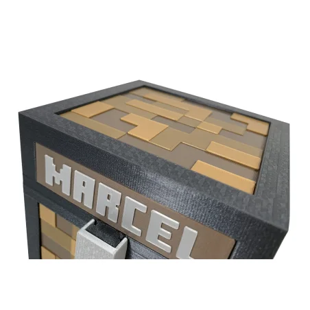 XL Box with Name in Minecraft Style ECO