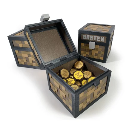 Pudełko XL z imieniem w stylu Minecraft EKO