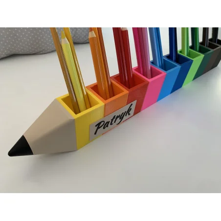 Crayon Holder 12 Colors GOLD