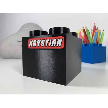 Large Block Piggy Bank for Kids