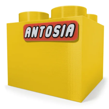 Large Block Piggy Bank for Kids